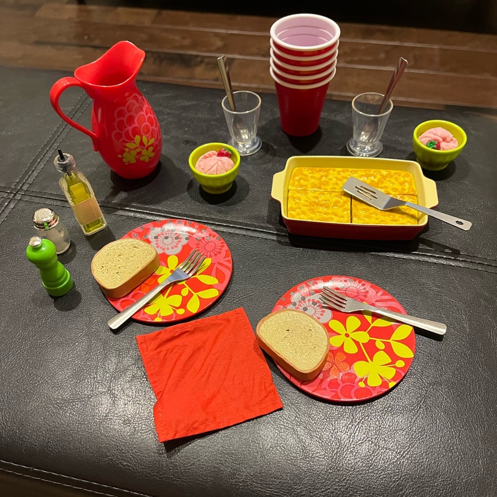 American Girl Delicious Dinner set retired 2018
